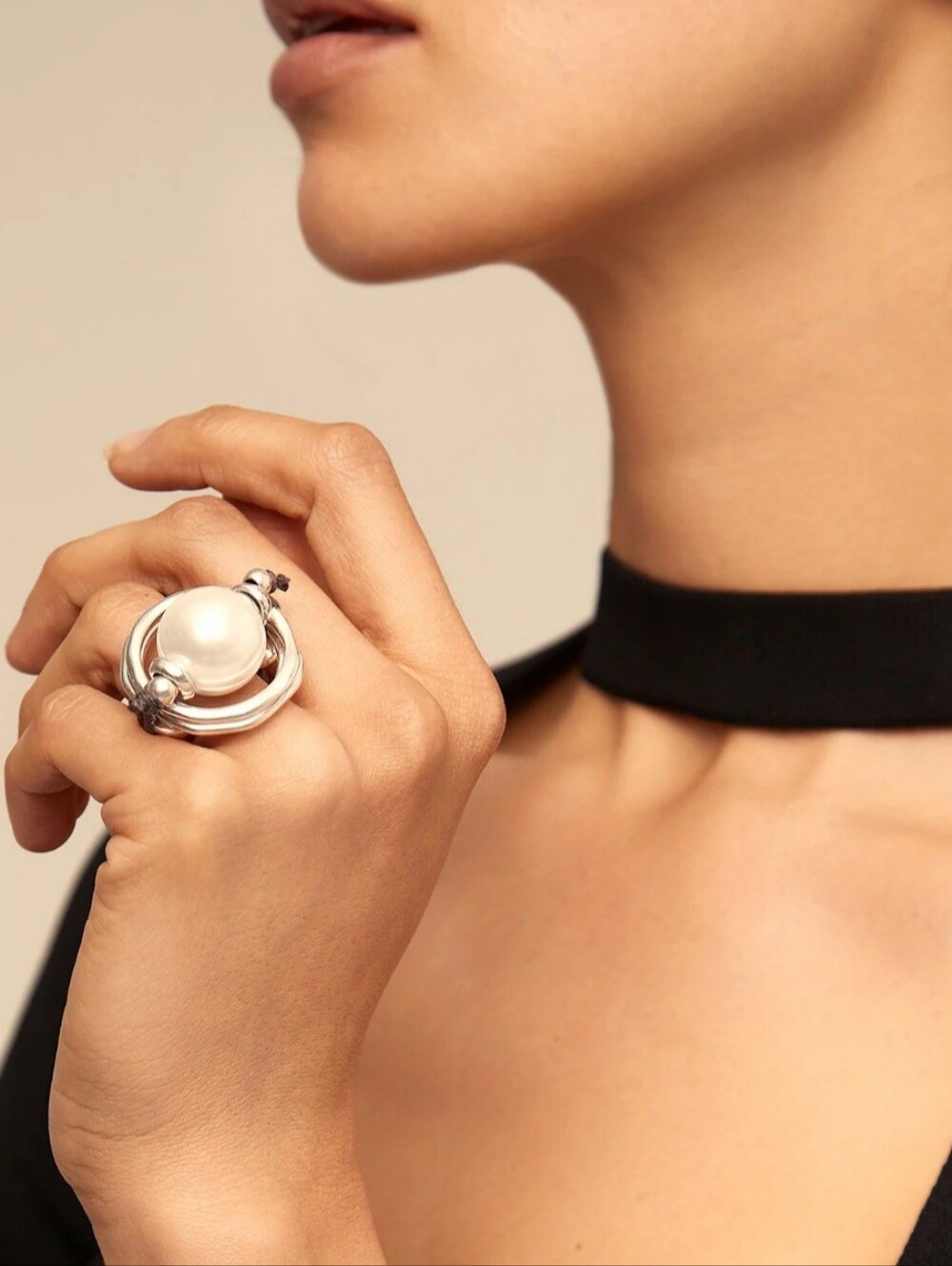UNO de 50 Pearl Ring